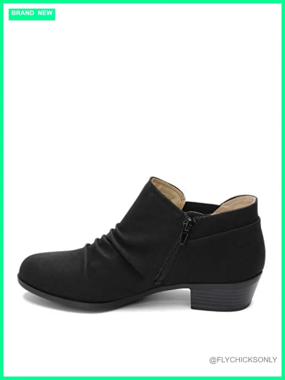 LifeStride Aurora Women's Ankle Bootie Block Heel Memory Foam